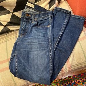 Madewell 9” High Rise Skinny Skinny Crop Jeans